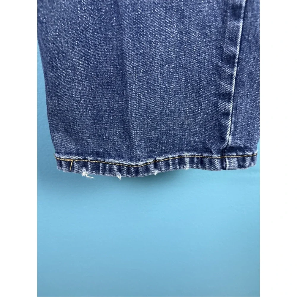 Levis Jeans Mens 32x36 Blue 527 Bootcut Western Cowboy Denim Dark Cotton